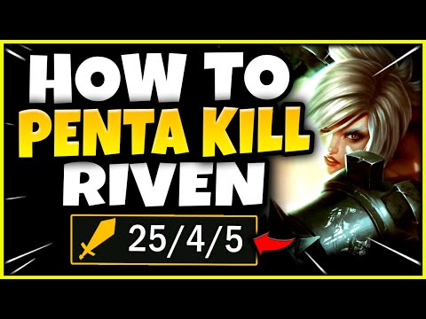 RIVEN MAINS! HOW TO GET A PENTA KILL AND 1V5! - S12 RIVEN TOP GAMEPLAY! (Season 12 Riven Guide)