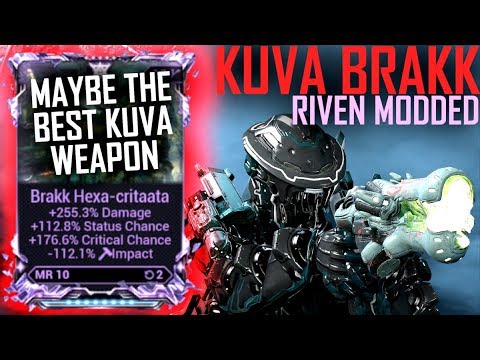 [Warframe] KUVA BRAKK RIVEN MODDED [The new best secondary]