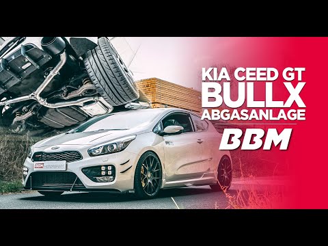 Klappe offen = Straight Pipe | KIA Ceed GT BullX Valved Abgasanlage | by BBM Motorsport