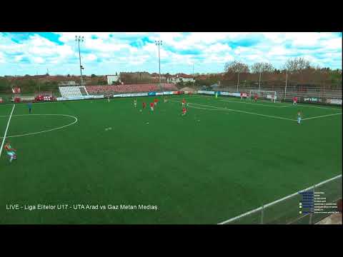 LIVE - Liga Elitelor U17 - UTA Arad vs Gaz Metan Mediaș