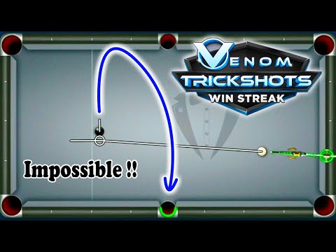 Venom Trickshots Win Streak!! Impossible Kiss Shots in 8 Ball Pool
