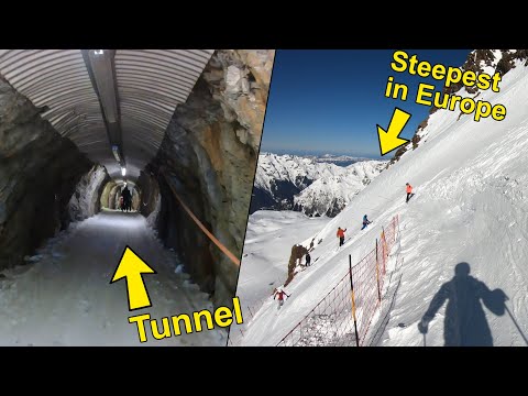 The TUNNEL RUN in Alpe D'Huez, How to Ski it...