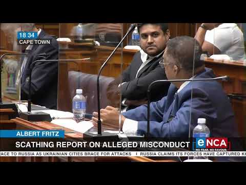 Albert Fritz Scathing report on alleged misconduct