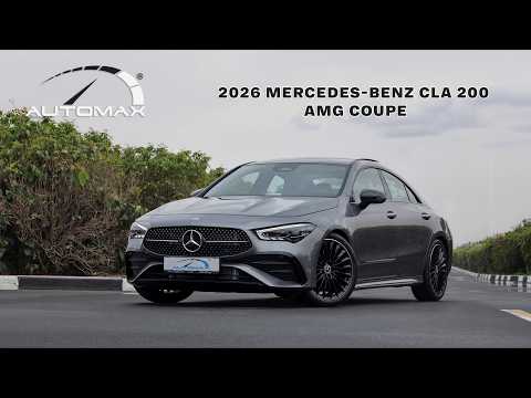 Thumbnail for 2026 Mercedes-Benz CLA 200 AMG Coupe | Mountain Grey | Fast Walkaround 🔥 by Mercedes-Benz CLA
