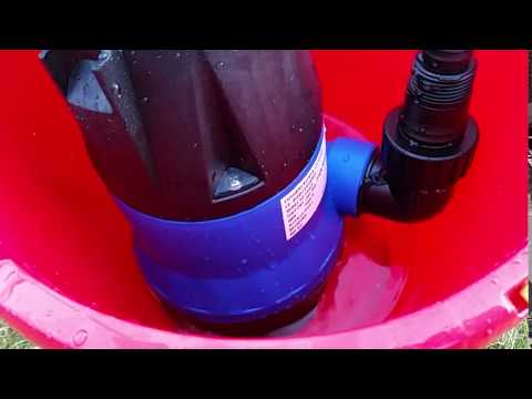 CNC Router Flood Coolant Pump - Test 1