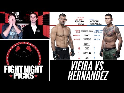 UFC 258: Rodolfo Vieira vs. Anthony Hernandez Prediction