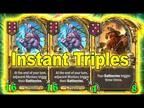 Instant TRIPLE Brann + Instant Double Triple Young Murk-Eye | Christian Hearthstone Battlegrounds