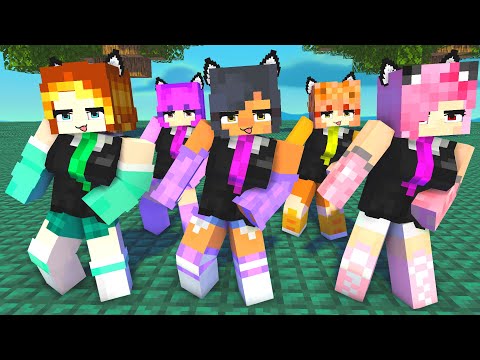 SIMPLE DIMPLE BODYGUARD APHMAU FRIENDS KC, KIM, ZOEY AND MIA - MINECRAFT ANIMATION #shorts