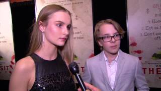 The Visit Premiere Interview - Olivia DeJonge & Ed Oxenbould video