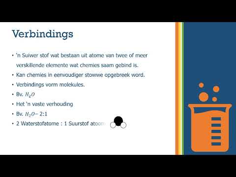 Elemente, Verbindings en Mengsels - GRAAD 8