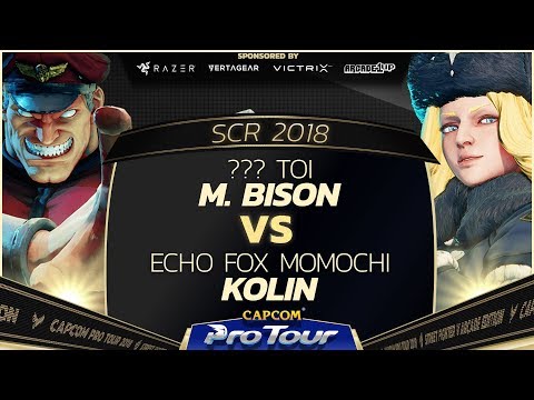 ??? Toi (M. Bison) vs Echo Fox Momochi (Kolin) - SCR 2018 Day 2 Top 32 - SFV - CPT 2018