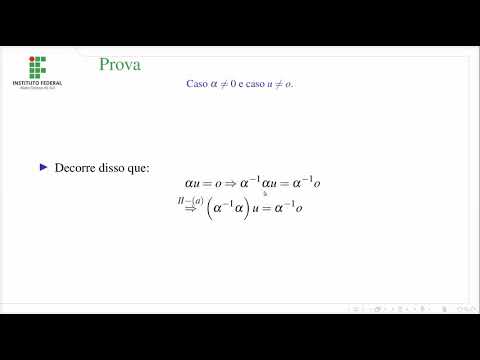 Prova da Propriedade P3 do livro de Álgebra Linear do Callioli.