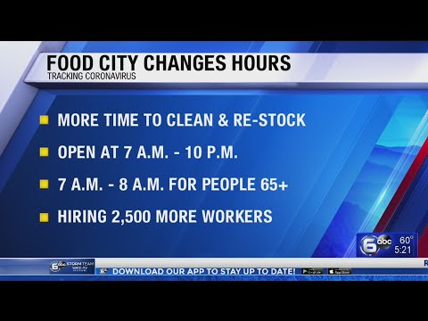 Food City changes hours