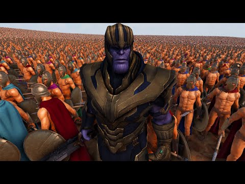 ENDGAME THANOS VS 300.000 SPARTANS - ULTIMATE EPIC BATTLE SIMULATOR 2 - UEBS 2