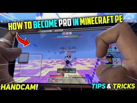 HOW TO BECOME PRO IN MINECRAFT POCKET EDITION (Handcam)