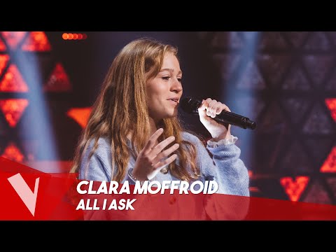 Adele - 'All I Ask' ● Clara Moffroid | Blinds | The Voice Belgique Saison 9