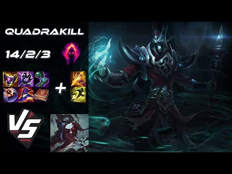 JUNGLE Karthus vs Kayn [QUADRAKILL] - NA Grandmaster Patch 25.S1.8