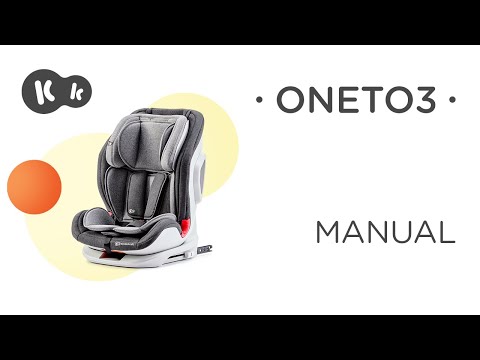 Kinderkraft Oneto 3 Rocket Grey Bērnu Autokrēsls 9-36 kg