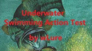 wLure Fishing Lure Underwater Swimming Action Testing HS4