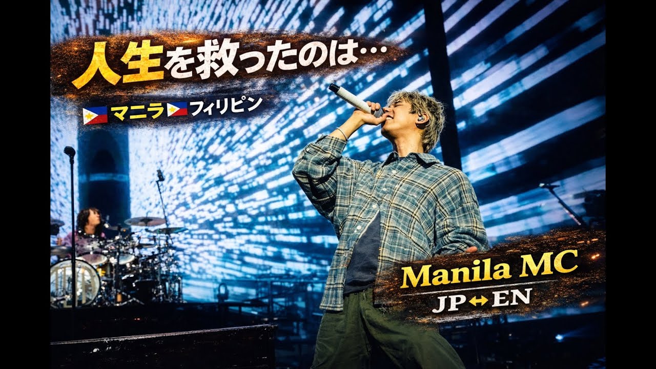 【JP ⇔ EN】「ONE OK ROCKが僕の人生を救った」｜Manila MC｜ONE OK ROCK DETOX Asia Tour 2026