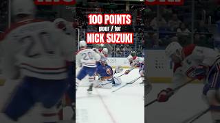 Nick Suzuki has 100 points! #NHL #Shorts