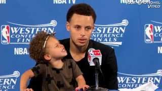 STEPH and RILEY CURRY Share Special Bond on Father