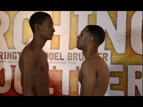 KAL YAFAI v ARON JUAREZ - OFFICIAL WEIGH IN FROM LEEDS / MARCHING ON TOEGTHER
