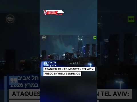 ATAQUES IRANÍES IMPACTAN TEL AVIV: FUEGO ENVUELVE EDIFICIOS