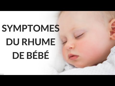 comment soulager bébé d'un rhume