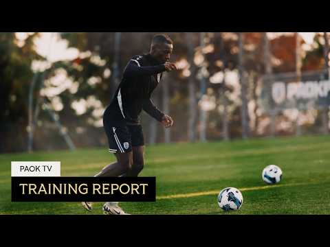 Ασκήσεις με εμπόδια, rondo και δίτερμα - PAOK TV