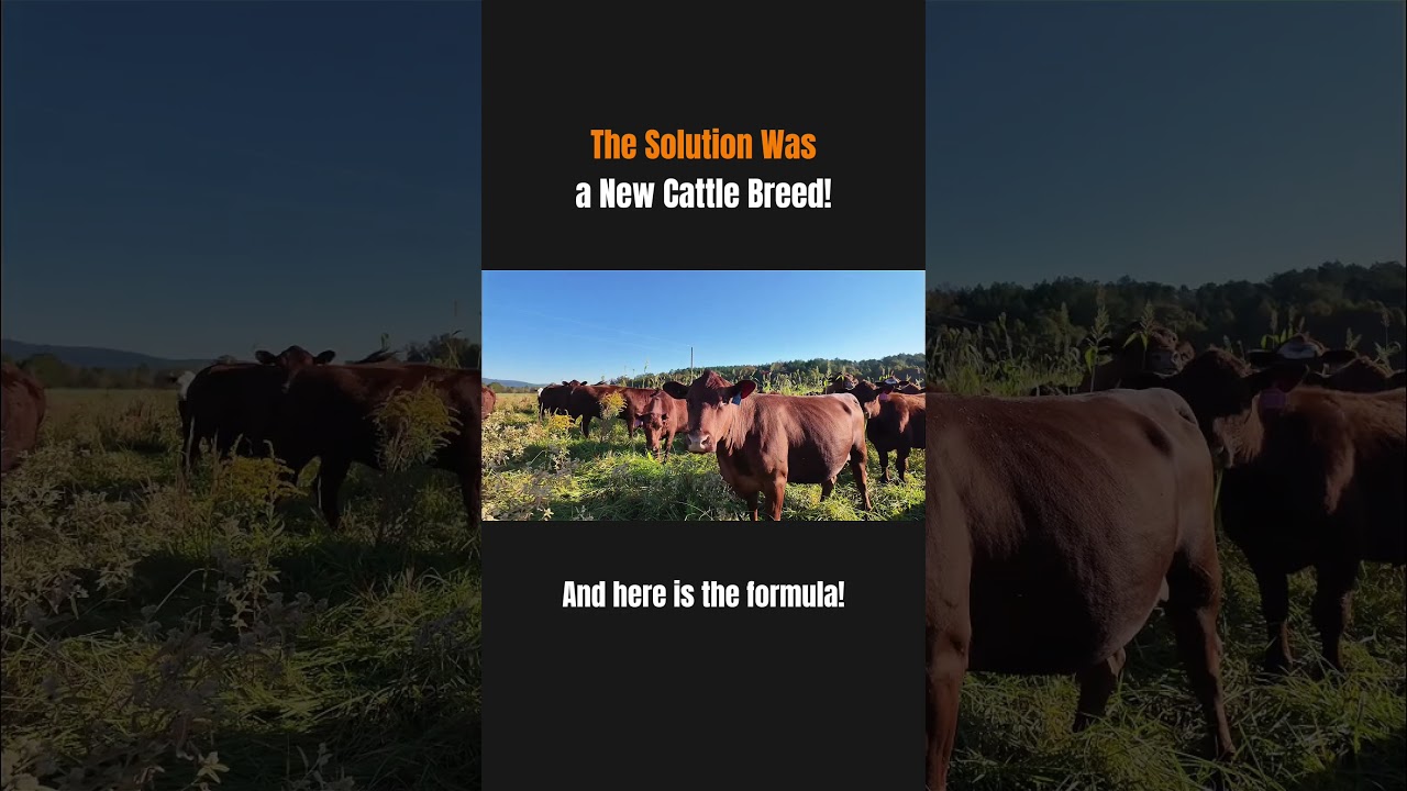 The Solution was a New Cattle Breed‼️ Here is the Formula