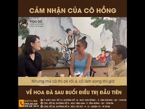 Cô Hồng review về buổi đầu tiên trị liệu tại Hoa Đà nó đã gì đâu á