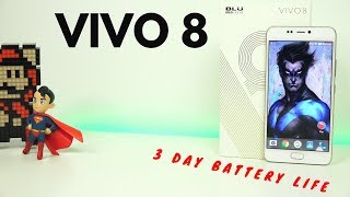 Blu ViVo 8: 3 Day battery life