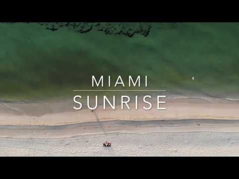 Miami Beach Sunrise 4K (Drone)