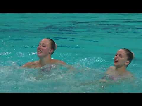 2025 Artistic Swimming Duet Free Senior 3.