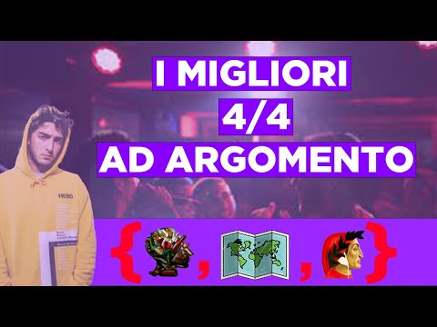 I MIGLIORI 4/4 AD ARGOMENTO - FREESTYLE ITALIANO