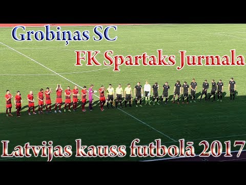 Grobiņas SC - FK Spartaks Jūrmala 1.puslaiks (07.07.2017 Latvijas Kauss 2017)
