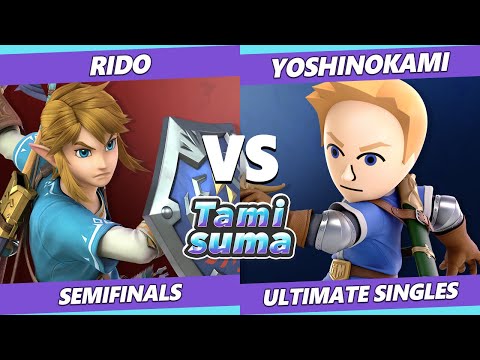 TAMISUMA 204 Semifinals - Rido (Link) Vs. Yoshinokami (Mii Swordfighter) Smash Ultimate SSBU