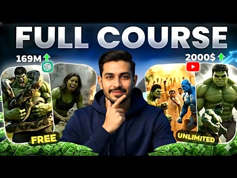 Make Viral Hulk AI Video (Full Course) | Ai video kaise banaye | Ai se video kaise banaye