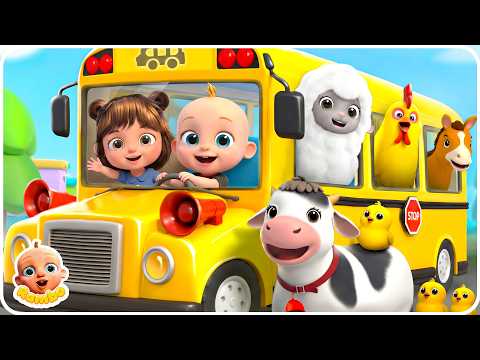 10 Little Buses Song + More Nursery Rhymes & Kids Songs | Baby Songs Compilation | Baby Rambo Fun