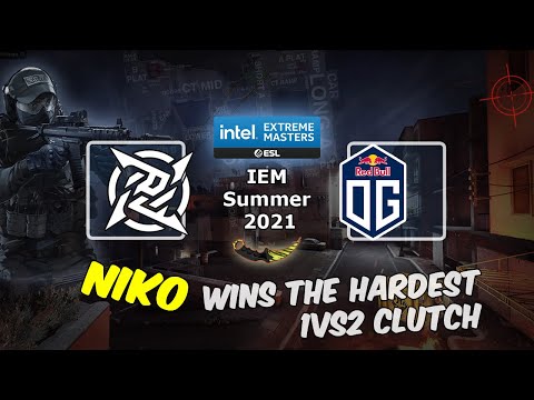 NIP vs OG: Niko wins the hardest 1vs2 clutch, IEM Summer 2021