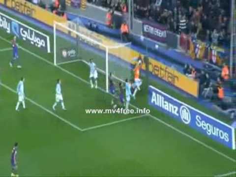 FC Barcelona 2 - 1 Malaga - Goal Highlight 27/02/10 [HD]