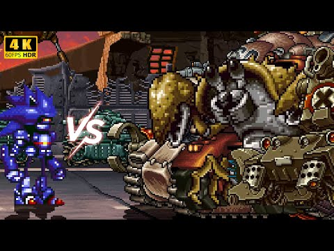 THE MOST EPIC SONIC TEAM (Mecha Sonic) vs METAL SLUG TEAM M.U.G.E.N Battle!🏆(4K 60FPS)