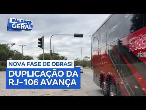 Obra de duplicação da RJ-106 entre Rio das Ostras e Macaé ganha nova fase nesta semana