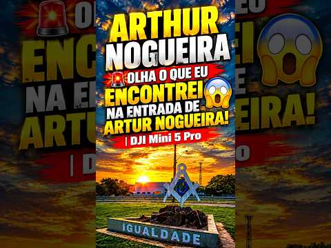 🚨 VOCÊ JÁ VIU A ENTRADA DE ARTUR NOGUEIRA ASSIM?! 😱🚁 | DJI MINI 5 PRO