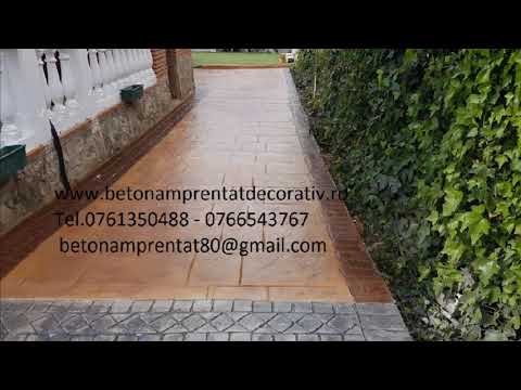 Beton Amprentat Broșteni - Vrancea  Tel.0761350488 -0766543767