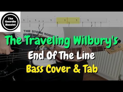 The Traveling Wilburys - END OF THE LINE - Bass cover with tabs
