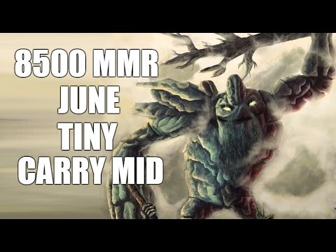 Carry Mid Tiny - 8500 MMR June - Dota 2 Highlights