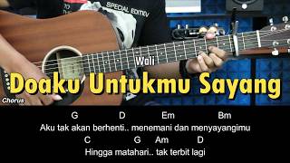 Download lagu Doaku Untukmu Sayang - Wali | Tutorial Chord Gitar Mudah dan Lirik mp3