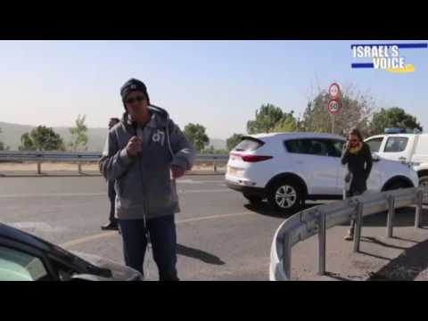 Israel on fire, we went to the village of Beit Meir